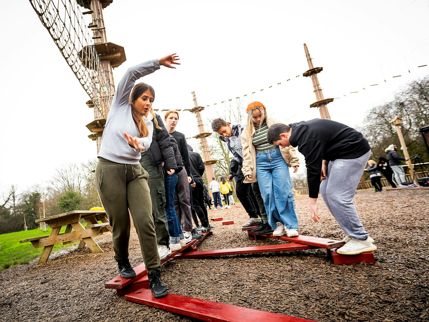 Choose from our iconic tree top adventures or mix it up with exciting ground-based challenges like Gorilla Games.